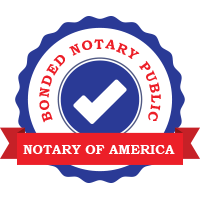 Bonded Notary Public seal